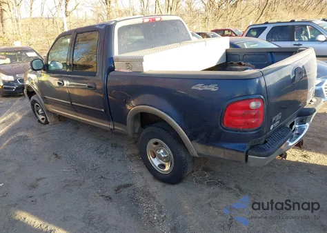 2002 Ford F-150 Lariat/Xlt z USA, uszkodzony, nr VIN 1FTRW08L52KB27421